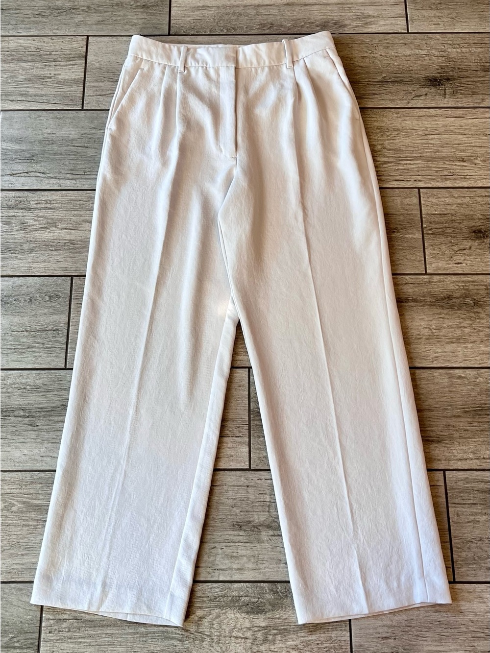 Aritzia Wilfred Women's The Effortless Pant Size 14 Monument Gray Crepette - Picture 5 of 12